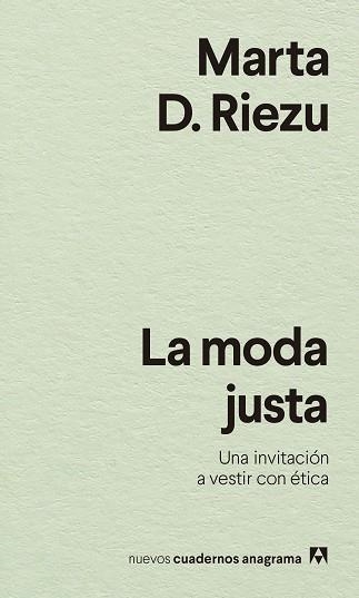 MODA JUSTA, LA | 9788433916570 | RIEZU, MARTA D, | Llibreria Aqualata | Comprar libros en catalán y castellano online | Comprar libros Igualada