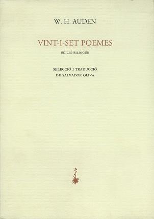 VINT-I-SET POEMES (BILINGÜE) | 9788477271390 | AUDEN, W.H. | Llibreria Aqualata | Comprar llibres en català i castellà online | Comprar llibres Igualada