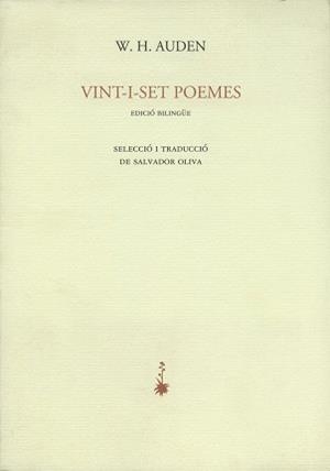 VINT-I-SET POEMES (BILINGÜE) | 9788477271390 | AUDEN, W.H. | Llibreria Aqualata | Comprar llibres en català i castellà online | Comprar llibres Igualada