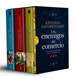 ENEMIGOS DEL COMERCIO, LOS. PACK TRILOGIA | 9788467057621 | ESCOHOTADO, ANTONIO | Llibreria Aqualata | Comprar llibres en català i castellà online | Comprar llibres Igualada
