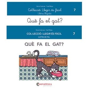 LLEGIR ÉS FÀCIL 7. QUÈ FA EL GAT? | 9788418427473 | CUBINSÀ ADSUAR, NÚRIA | Llibreria Aqualata | Comprar libros en catalán y castellano online | Comprar libros Igualada