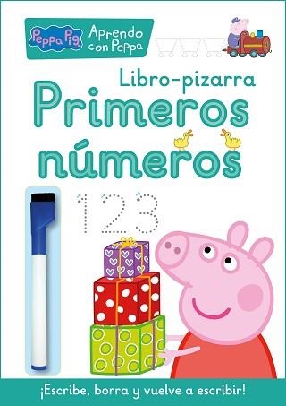 PRIMEROS NÚMEROS (LIBRO-PIZARRA) (PEPPA PIG. CUADERNO DE ACTIVIDADES) | 9788448859084 | Llibreria Aqualata | Comprar libros en catalán y castellano online | Comprar libros Igualada