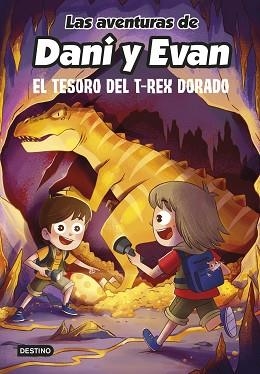 AVENTURAS DE DANI Y EVAN 5, LAS. EL TESORO DEL T-REX DORADO | 9788408252559 | Llibreria Aqualata | Comprar libros en catalán y castellano online | Comprar libros Igualada