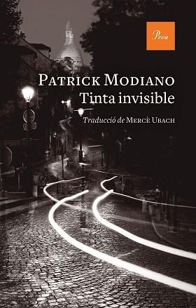 TINTA INVISIBLE | 9788475889337 | MODIANO, PATRICK | Llibreria Aqualata | Comprar libros en catalán y castellano online | Comprar libros Igualada