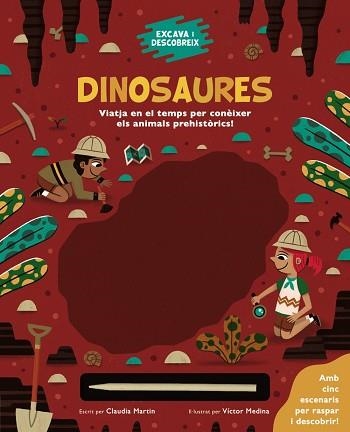 EXCAVA I DESCOBREIX: DINOSAURES | 9788413491271 | MARTIN, CLAUDIA | Llibreria Aqualata | Comprar libros en catalán y castellano online | Comprar libros Igualada