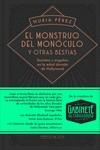 MONSTRUO DEL MONÓCULO Y OTRAS BESTIAS, EL | 9788412395914 | PÉREZ, NURIA | Llibreria Aqualata | Comprar libros en catalán y castellano online | Comprar libros Igualada