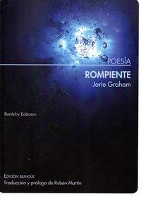 ROMPIENTE | 9788492799695 | GRAHAM JORIE | Llibreria Aqualata | Comprar libros en catalán y castellano online | Comprar libros Igualada