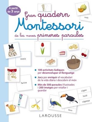 GRAN QUADERN MONTESSORI DE LES MEVES PRIMERES PARAULES | 9788419250056 | Llibreria Aqualata | Comprar libros en catalán y castellano online | Comprar libros Igualada