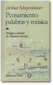PENSAMIENTO, PALABRA Y MUSICA (BIB. EDAF 234) | 9788441404205 | SCHOPENHAUER, ARTUR | Llibreria Aqualata | Comprar libros en catalán y castellano online | Comprar libros Igualada