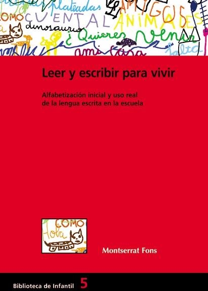 LEER Y ESCRIBIR PARA VIVIR | 9788478273362 | FONS, MONTSERRAT | Llibreria Aqualata | Comprar libros en catalán y castellano online | Comprar libros Igualada