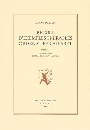 RECULL D'EXEMPLES I MIRACLES ORDENAT PER ALFABET -2 VOL- | 9788472267084 | LIEJA, ARNAU DE | Llibreria Aqualata | Comprar llibres en català i castellà online | Comprar llibres Igualada