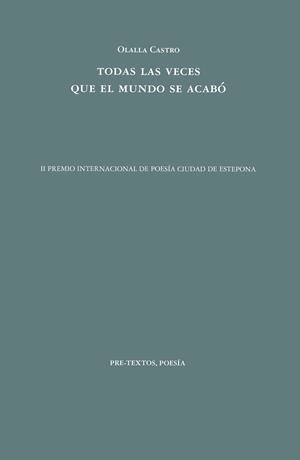 TODAS LAS VECES QUE EL MUNDO SE ACABÓ | 9788418935718 | CASTRO, OLALLA | Llibreria Aqualata | Comprar llibres en català i castellà online | Comprar llibres Igualada
