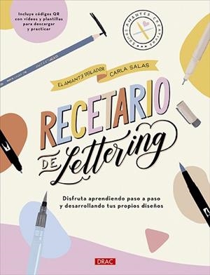 RECETARIO DE LETTERING | 9788498747232 | SALAS, CARLA | Llibreria Aqualata | Comprar libros en catalán y castellano online | Comprar libros Igualada