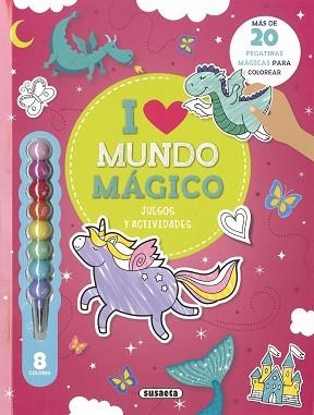 MUNDO MÁGICO + ROTULADOR 8 COLORES | 9788467787399 | EDICIONES, SUSAETA | Llibreria Aqualata | Comprar libros en catalán y castellano online | Comprar libros Igualada
