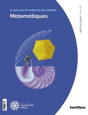 MATEMATIQUES APLICADES A LES CIENCIES SOCIALS I 1 BTX CONSTRUINT MONS | 9788413158341 | VARIOS AUTORES | Llibreria Aqualata | Comprar libros en catalán y castellano online | Comprar libros Igualada