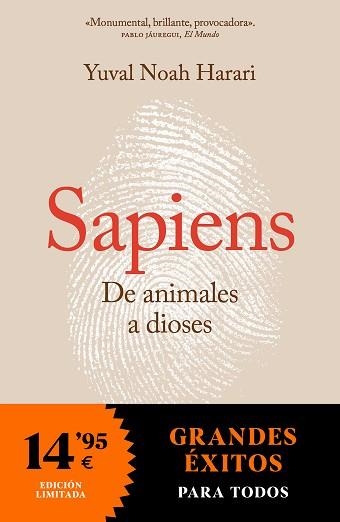 SAPIENS. DE ANIMALES A DIOSES | 9788466342285 | HARARI, YUVAL NOAH | Llibreria Aqualata | Comprar libros en catalán y castellano online | Comprar libros Igualada