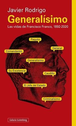 GENERALÍSIMO | 9788419075574 | RODRIGO, JAVIER | Llibreria Aqualata | Comprar libros en catalán y castellano online | Comprar libros Igualada