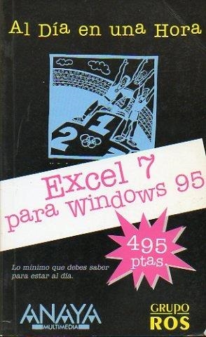 EXCEL PARA WINDOWS 95 | 9788428322836 | LINARES,SUSANA | Llibreria Aqualata | Comprar libros en catalán y castellano online | Comprar libros Igualada
