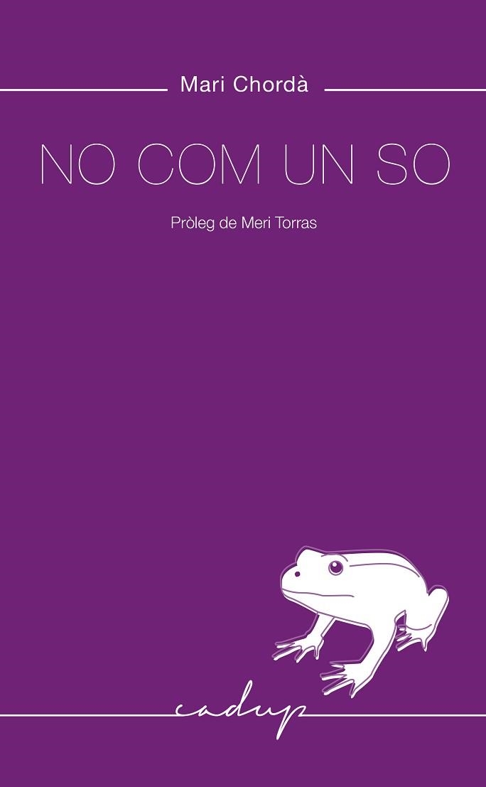 NO COM UN SO | 9788412455786 | CHORDÀ  RECASENS, MARI | Llibreria Aqualata | Comprar llibres en català i castellà online | Comprar llibres Igualada