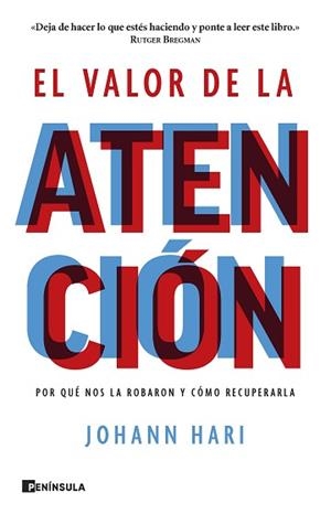 VALOR DE LA ATENCIÓN, EL | 9788411001298 | HARI, JOHANN | Llibreria Aqualata | Comprar libros en catalán y castellano online | Comprar libros Igualada