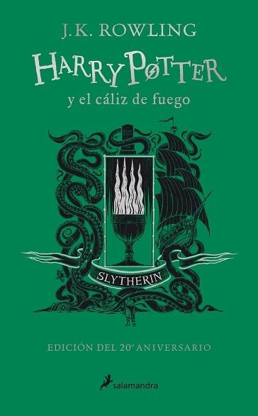 HARRY POTTER Y EL CÁLIZ DE FUEGO (EDICIÓN SLYTHERIN DEL 20º ANIVERSARIO) (HARRY | 9788418174377 | ROWLING, J.K. | Llibreria Aqualata | Comprar llibres en català i castellà online | Comprar llibres Igualada