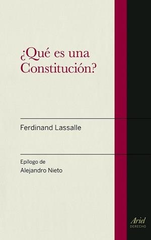 QUÉ ES UNA CONSTITUCIÓN? | 9788434470606 | LASSALLE, FERDINAND | Llibreria Aqualata | Comprar libros en catalán y castellano online | Comprar libros Igualada
