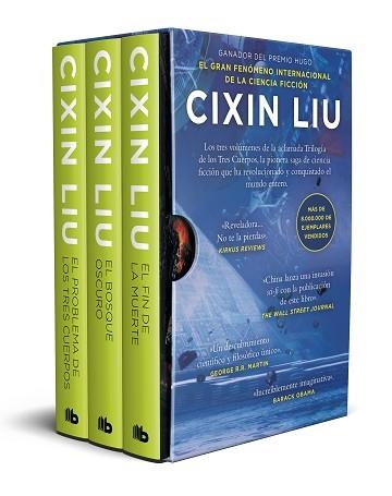 TRILOGÍA DE LOS TRES CUERPOS (ESTUCHE CON: EL PROBLEMA DE LOS TRES CUERPOS | EL | 9788413146928 | LIU, CIXIN | Llibreria Aqualata | Comprar libros en catalán y castellano online | Comprar libros Igualada