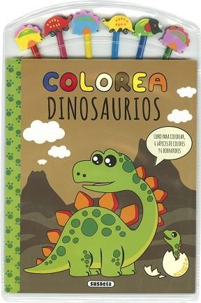 DINOSAURIOS (6 COLORES) | 9788467795196 | SUSAETA, EQUIPO | Llibreria Aqualata | Comprar llibres en català i castellà online | Comprar llibres Igualada