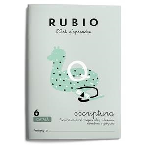 ESCRIPTURA RUBIO 6 (CATALÀ) | 9788489773561 | RUBIO SILVESTRE, RAMÓN | Llibreria Aqualata | Comprar libros en catalán y castellano online | Comprar libros Igualada
