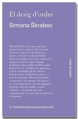 DESIG D'ORDRE, EL | 9788418618604 | SKRABEC, SIMONA | Llibreria Aqualata | Comprar libros en catalán y castellano online | Comprar libros Igualada