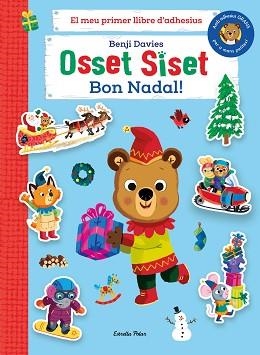 OSSET SISET. EL MEU PRIMER LLIBRE D'ADHESIUS. BON NADAL! | 9788413895505 | DAVIES, BENJI | Llibreria Aqualata | Comprar libros en catalán y castellano online | Comprar libros Igualada