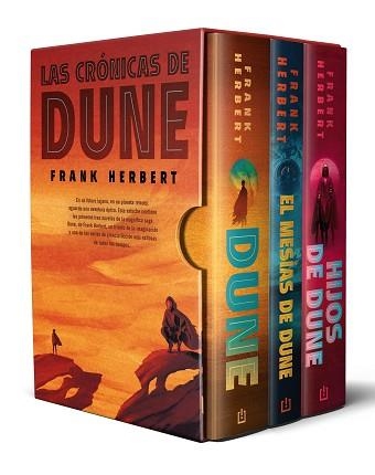DUNE, EDICIÓN DE LUJO (ESTUCHE CON: DUNE | EL MESÍAS DE DUNE | HIJOS DE DUNE) | 9788466367943 | HERBERT, FRANK | Llibreria Aqualata | Comprar libros en catalán y castellano online | Comprar libros Igualada