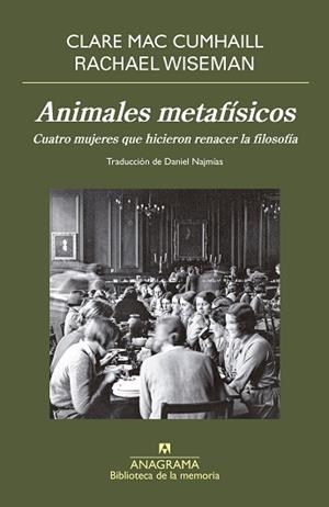ANIMALES METAFÍSICOS | 9788433922250 | MAC CUMHAILL, CLARE / WISEMAN, RACHAEL | Llibreria Aqualata | Comprar libros en catalán y castellano online | Comprar libros Igualada