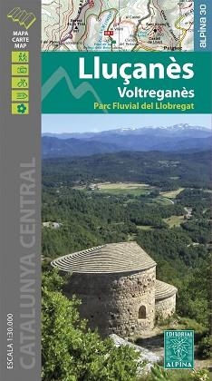 LLUÇANES VOLTREGANES PARC FLUVIAL DEL LLOBREGAT (MAPA ALPINA) | 9788480909907 | AA.VV | Llibreria Aqualata | Comprar libros en catalán y castellano online | Comprar libros Igualada