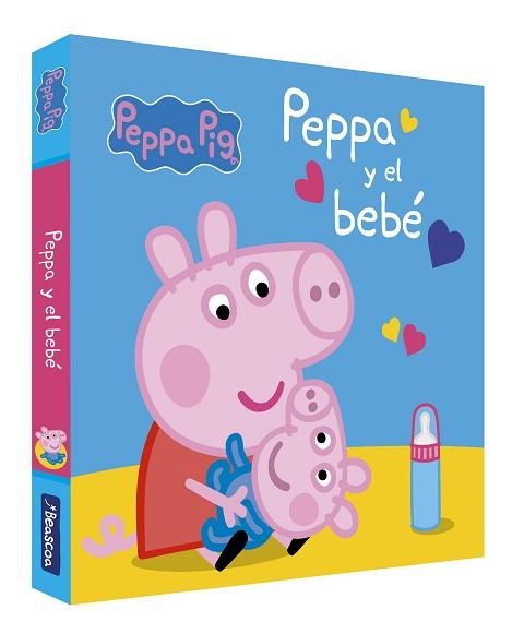 PEPPA PIG. LIBRO DE CARTÓN - PEPPA PIG Y EL BEBÉ | 9788448866990 | HASBRO/EONE | Llibreria Aqualata | Comprar llibres en català i castellà online | Comprar llibres Igualada