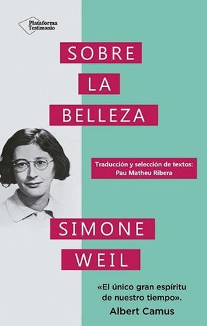 SOBRE LA BELLEZA | 9788410079243 | WEIL, SIMONE | Llibreria Aqualata | Comprar llibres en català i castellà online | Comprar llibres Igualada