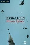 PROVES FALSES (BALANCI 506) | 9788429755794 | LEON, DONNA | Llibreria Aqualata | Comprar llibres en català i castellà online | Comprar llibres Igualada