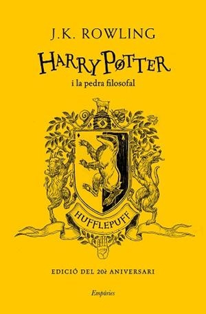 HARRY POTTER I LA PEDRA FILOSOFAL (HUFFLEPUFF) TD | 9788417879792 | ROWLING, J.K. | Llibreria Aqualata | Comprar libros en catalán y castellano online | Comprar libros Igualada