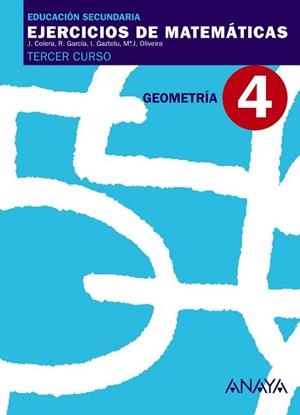 GEOMETRÍA. | 9788466761161 | COLERA JIMÉNEZ, JOSÉ/GAZTELU ALBERO, IGNACIO/GARCÍA PÉREZ, ROSARIO/OLIVEIRA GONZÁLEZ, MARÍA JOSÉ | Llibreria Aqualata | Comprar libros en catalán y castellano online | Comprar libros Igualada