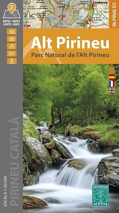 ALT PIRINEU (PARC NATURAL ALT PIRINEU - ESCALA 1:500 000) | 9788470111181 | Llibreria Aqualata | Comprar libros en catalán y castellano online | Comprar libros Igualada