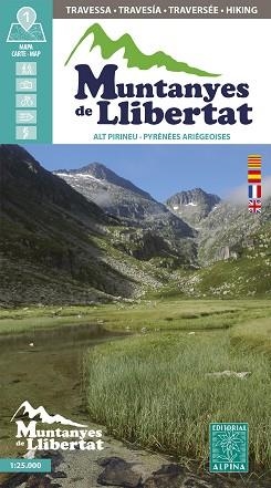 MUNTANYES DE LLIBERTAT (ALT PIRINEU - PYRENEES ARIEGEOISES - ESCALA 1:25 000) | 9788470111228 | Llibreria Aqualata | Comprar libros en catalán y castellano online | Comprar libros Igualada