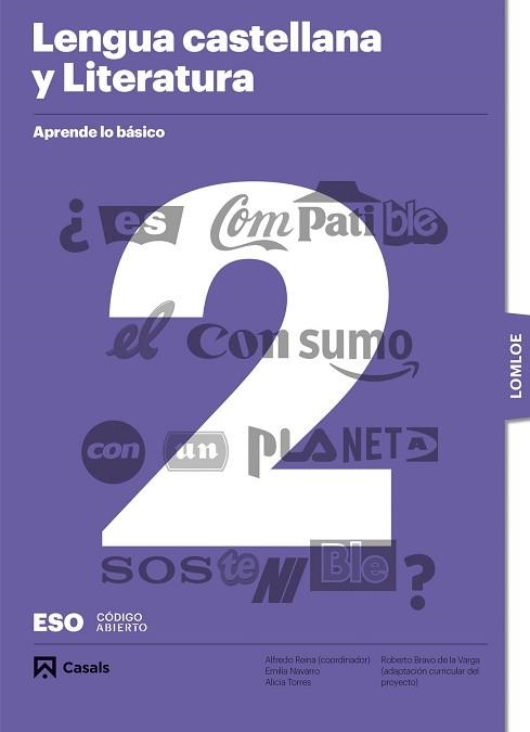 LENGUA CASTELLANA Y LITERATURA 2 ESO. LOMLOE. APRENDE LO BÁSICO | 9788421882184 | VARIOS AUTORES | Llibreria Aqualata | Comprar libros en catalán y castellano online | Comprar libros Igualada