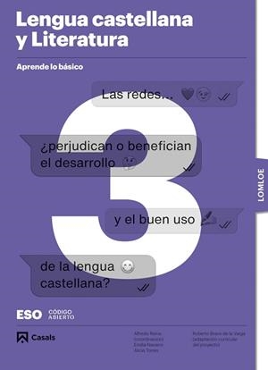 LENGUA CASTELLANA Y LITERATURA 3 ESO. LOMLOE. APRENDE LO BÁSICO | 9788421882177 | VARIOS AUTORES | Llibreria Aqualata | Comprar libros en catalán y castellano online | Comprar libros Igualada