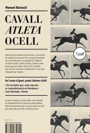 CAVALL, ATLETA, OCELL | 9788419332691 | BAIXAULI, MANUEL | Llibreria Aqualata | Comprar libros en catalán y castellano online | Comprar libros Igualada
