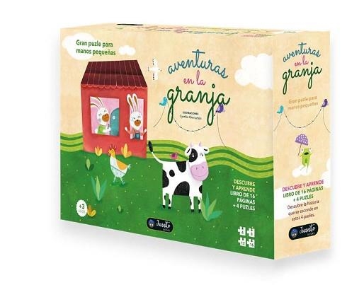 AVENTURAS EN LA GRANJA. LIBRO 3 AÑOS+ 4 PUZZLES | 9788419161536 | PAMELA ALTIERI | Llibreria Aqualata | Comprar llibres en català i castellà online | Comprar llibres Igualada