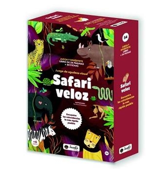 SAFARI VELOZ. LIBRO+PUZZLE | 9788419714879 | Llibreria Aqualata | Comprar libros en catalán y castellano online | Comprar libros Igualada