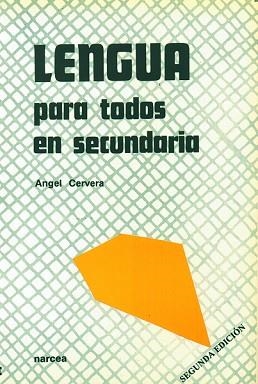 LENGUA PARA TODOS EN SECUNDARIA | 9788427710696 | CERVERA RODRIGUEZ, ÁNGEL | Llibreria Aqualata | Comprar libros en catalán y castellano online | Comprar libros Igualada