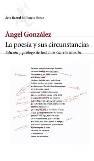 POESIA Y SUS CIRCUNSTANCIAS, LA (BIB. BREVE) | 9788432212109 | GONZALEZ, ANGEL | Llibreria Aqualata | Comprar llibres en català i castellà online | Comprar llibres Igualada