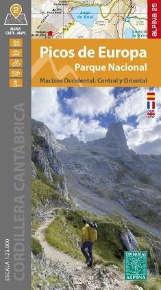 PICOS DE EUROPA - 2 MAPAS - ESCALA 1.25000 | 9788470111495 | Llibreria Aqualata | Comprar libros en catalán y castellano online | Comprar libros Igualada
