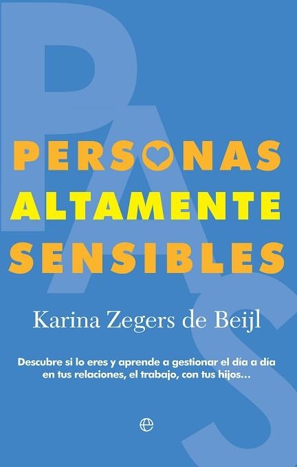 PERSONAS ALTAMENTE SENSIBLES | 9788491643647 | ZEGERS DE BEIJL, KARINA | Llibreria Aqualata | Comprar libros en catalán y castellano online | Comprar libros Igualada